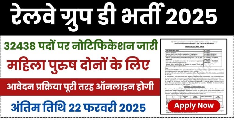 RRB Railway Group D Vacancy 2025