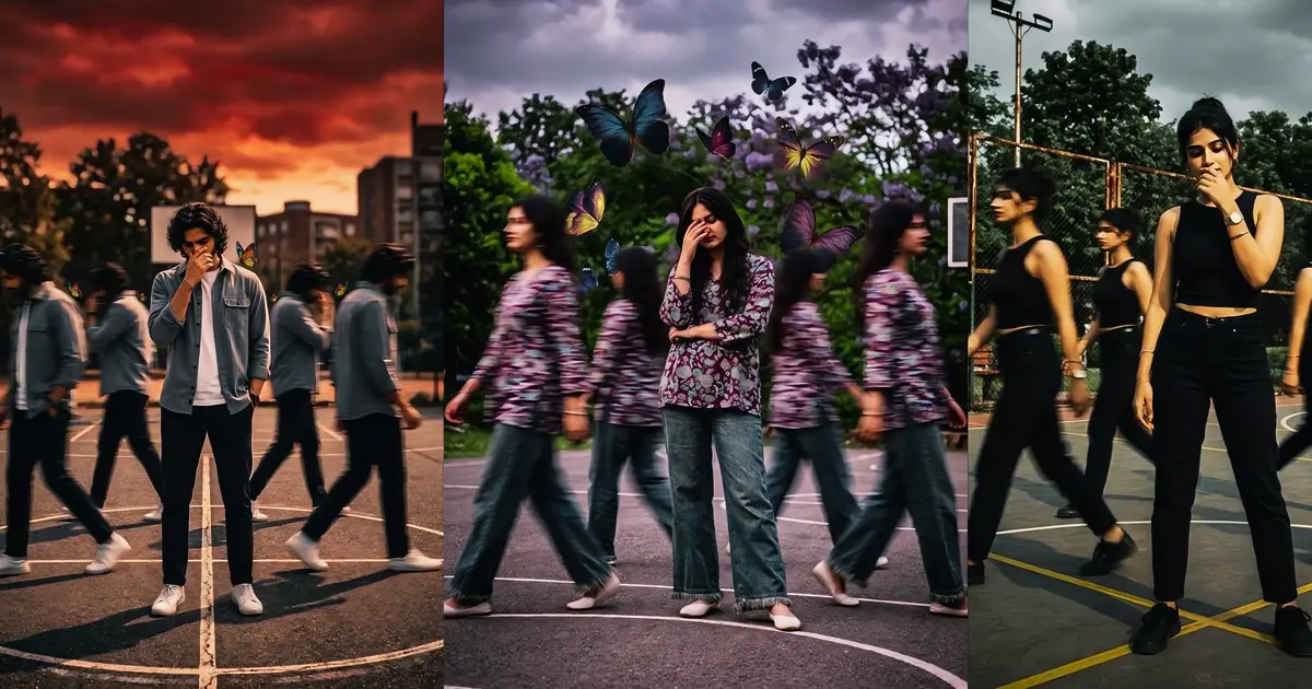 Aesthetic Motion Photo Edit Prompt