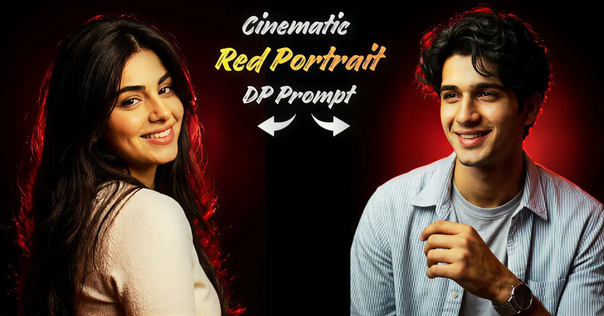 Cinematic Red Portrait DP AI Prompt